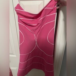 Pants Store pink strapless dress